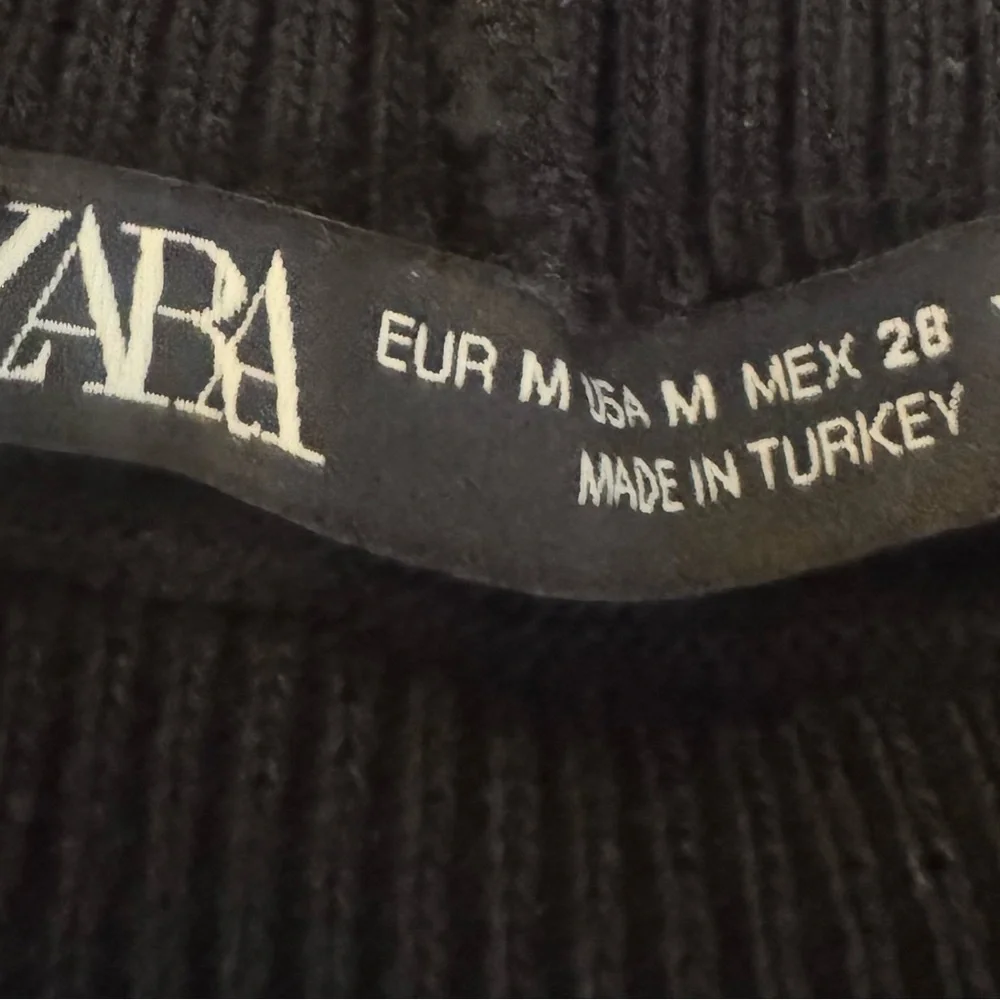 Zara Classic Black Mini Shirt dress - Picture 4 of 4